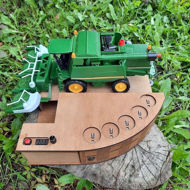 Automatic Shot Dispenser with 5 Glasses – Farm-Themed, Fun & Mess-Free