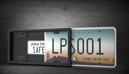 🔒Secure License Plate Safe Box – Lockable Hidden Storage