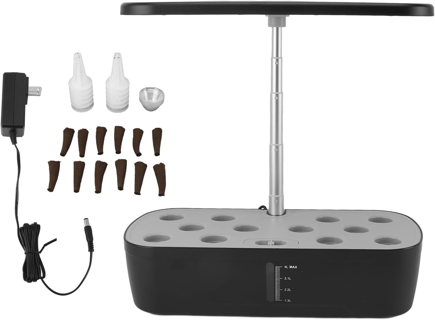 Smart 12-Pot Hydroponic Indoor Garden 🌱 Grow Fresh Herbs & Vegetables at Home