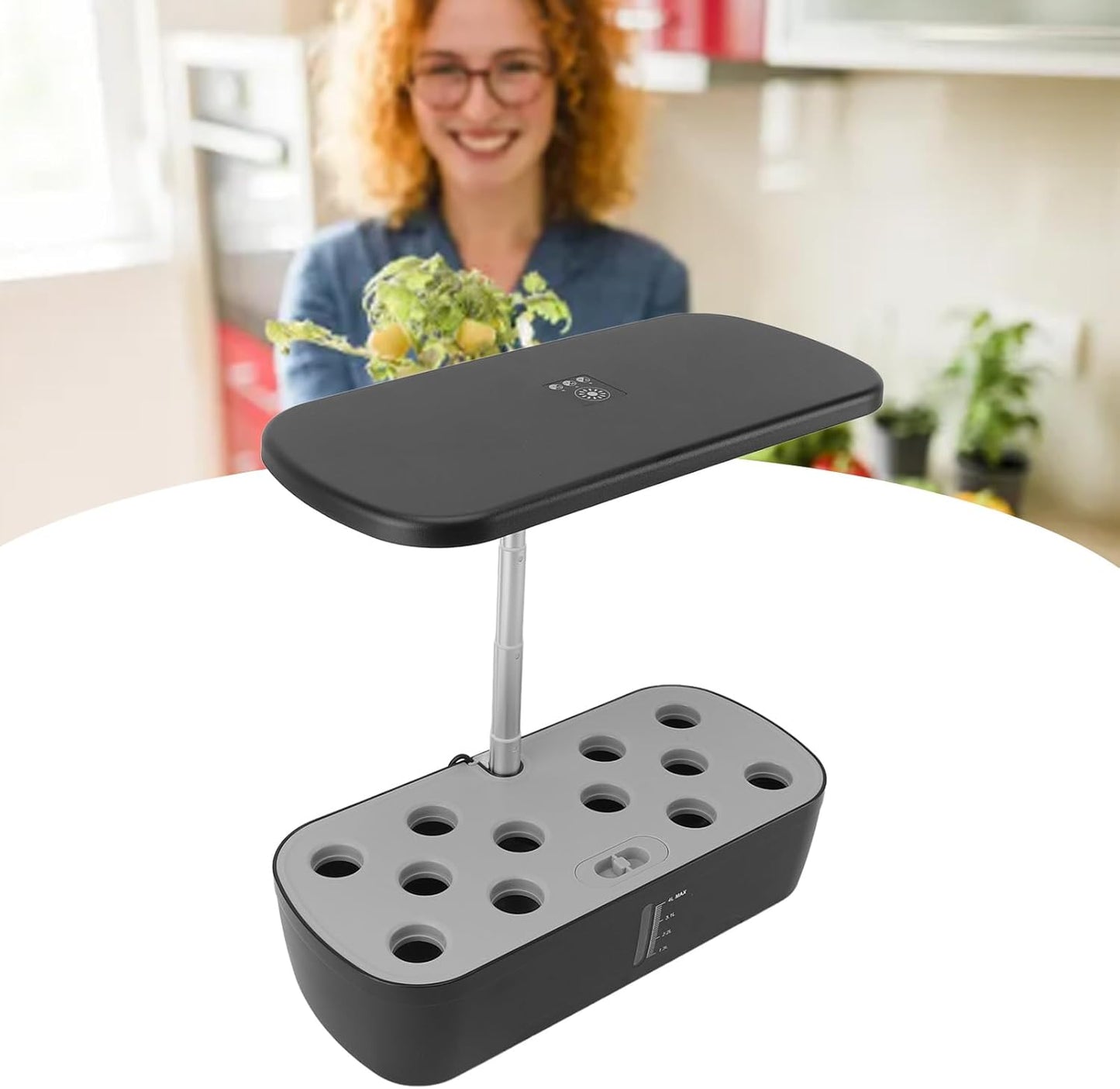 Smart 12-Pot Hydroponic Indoor Garden 🌱 Grow Fresh Herbs & Vegetables at Home