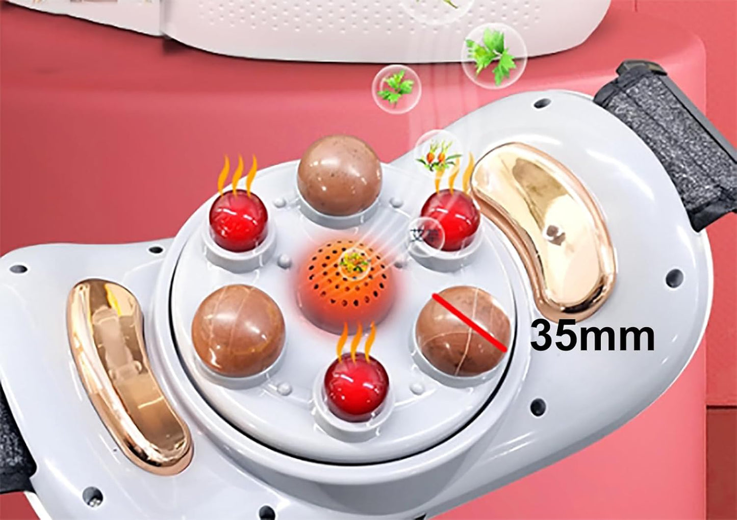 Heated Abdominal Massager Belt