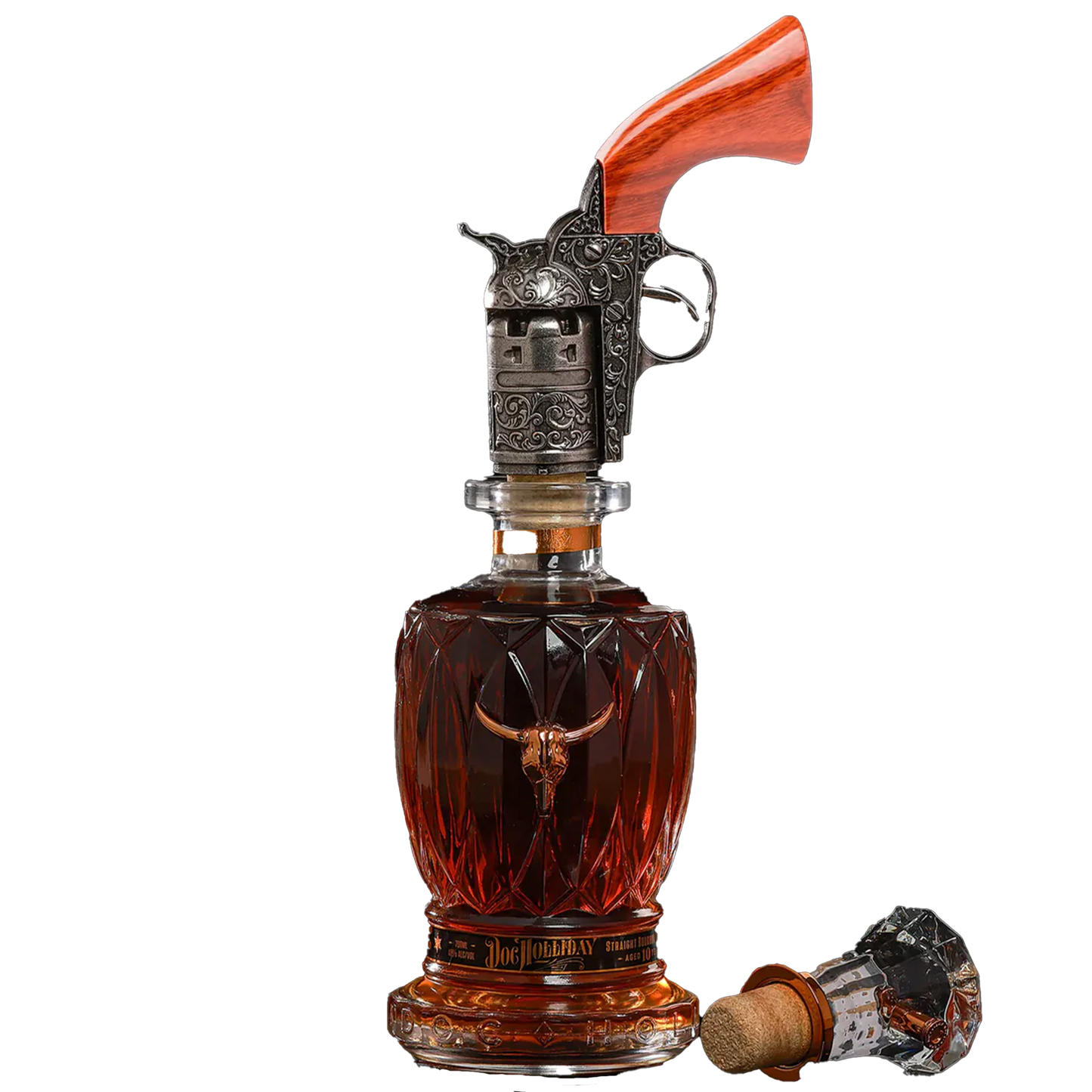 🥃Artisan Glass Decanter Collector’s Set with Gun-Style Stopper & Premium Case