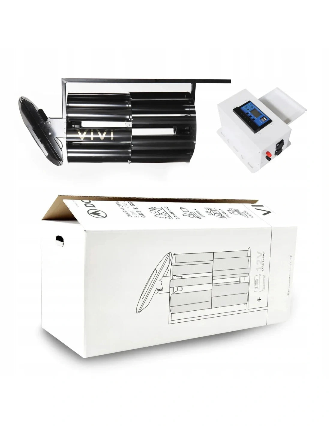 Portable Wind & Solar Hybrid Generator Kit