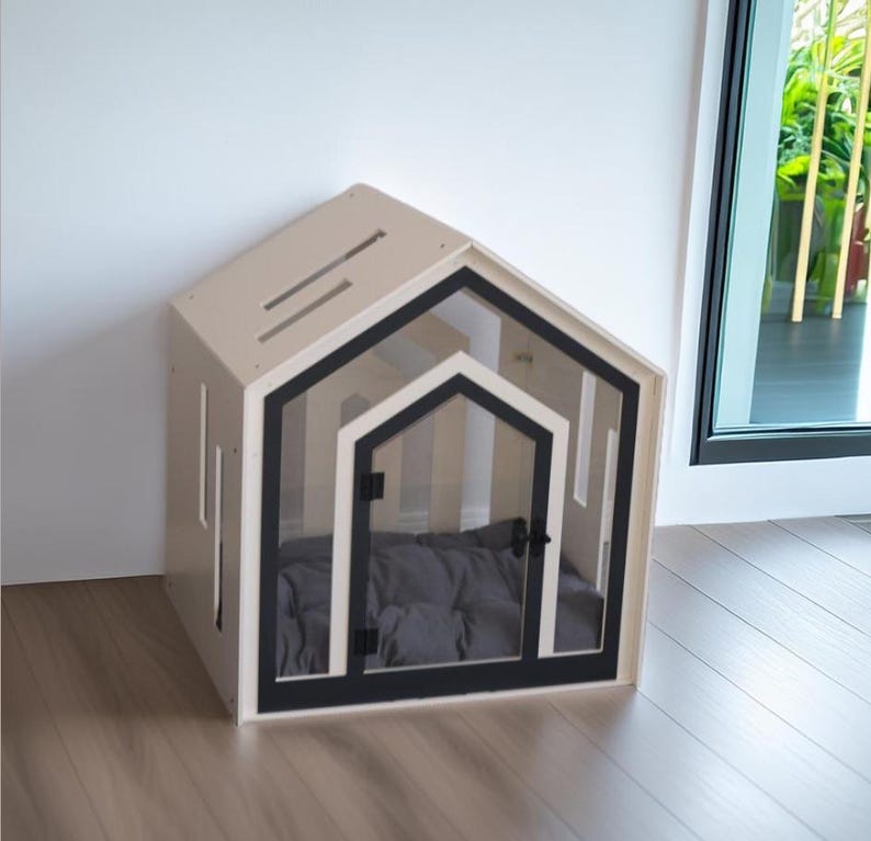 Premium Modern Wooden Dog House