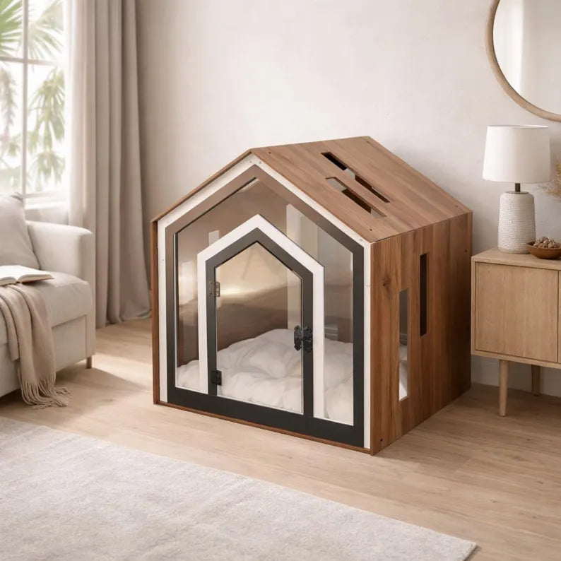 Premium Modern Wooden Dog House