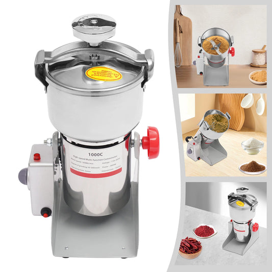 Powerful Electric Grain Grinder – Fast, Fine & Effortless Milling for Every Kitchen